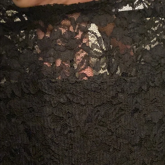 New York & Company Black Lace Romper - Picture 4 of 8